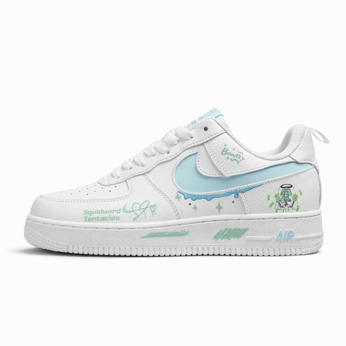 Fabrika Supply Air Force 1 ’07 White / Sky Blue | sapatilhas Sole Rua