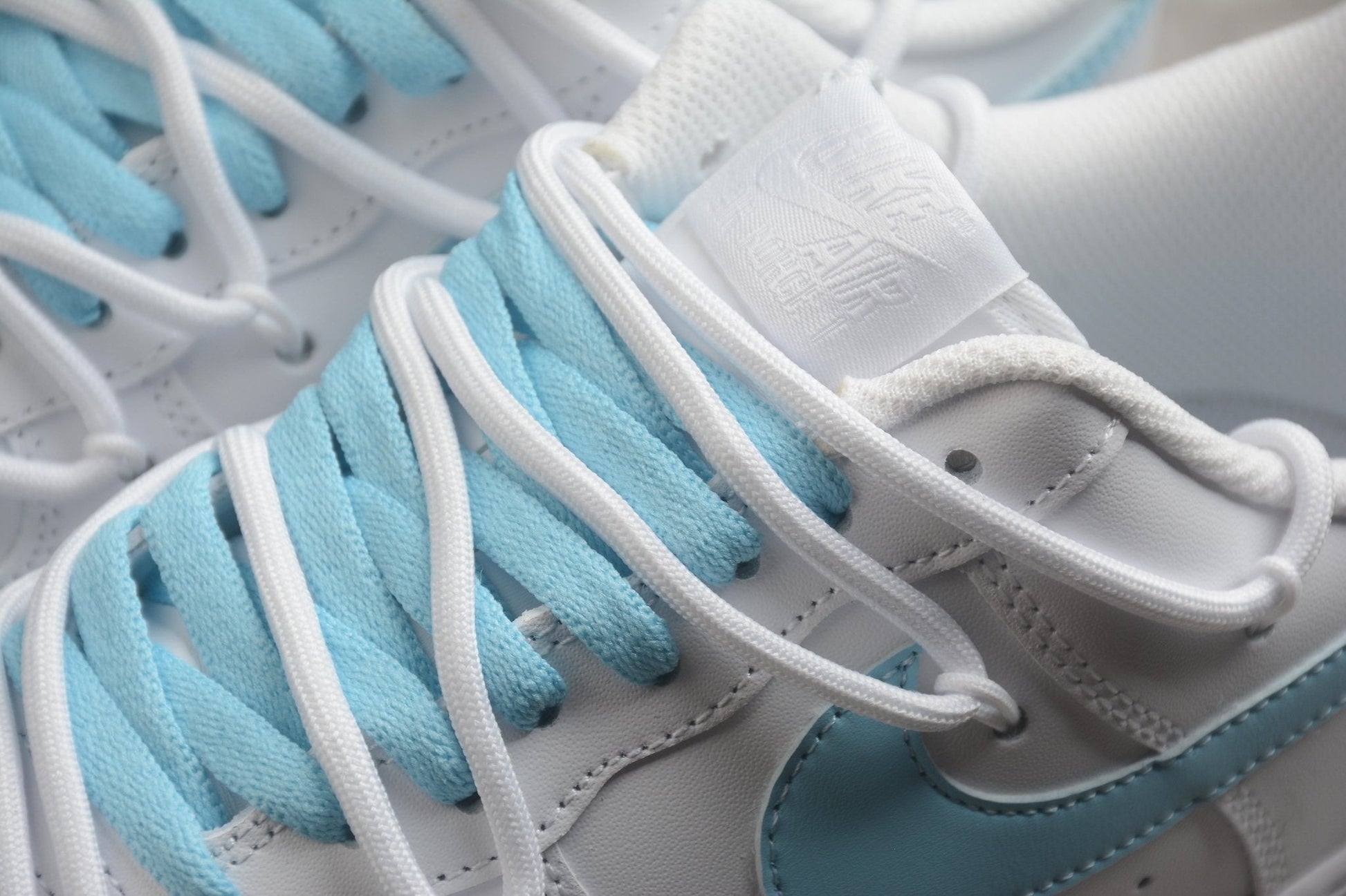 Fabrika Supply Air Force 1 Low “Love Real” White / Sky Blue | sapatilhas Sole Rua