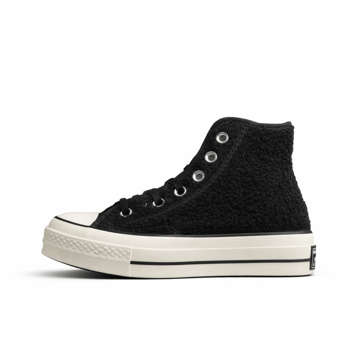 Fabrika Supply Chuck 70 HI Sherpa Black / White / Egret | sapatilhas Sole Rua