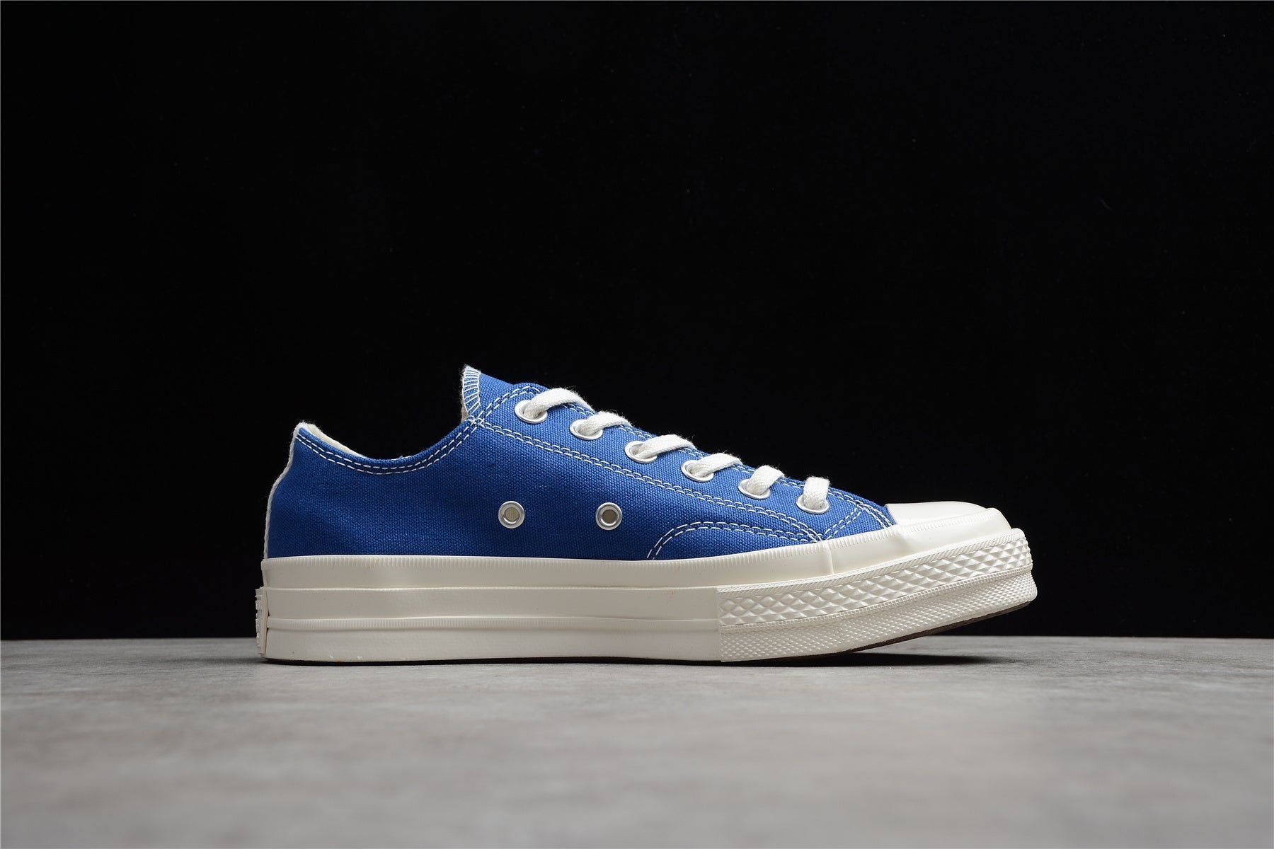 Fabrika Supply Comme des Garçons Play Chuck 70 Low Platform Blue | sapatilhas Sole Rua