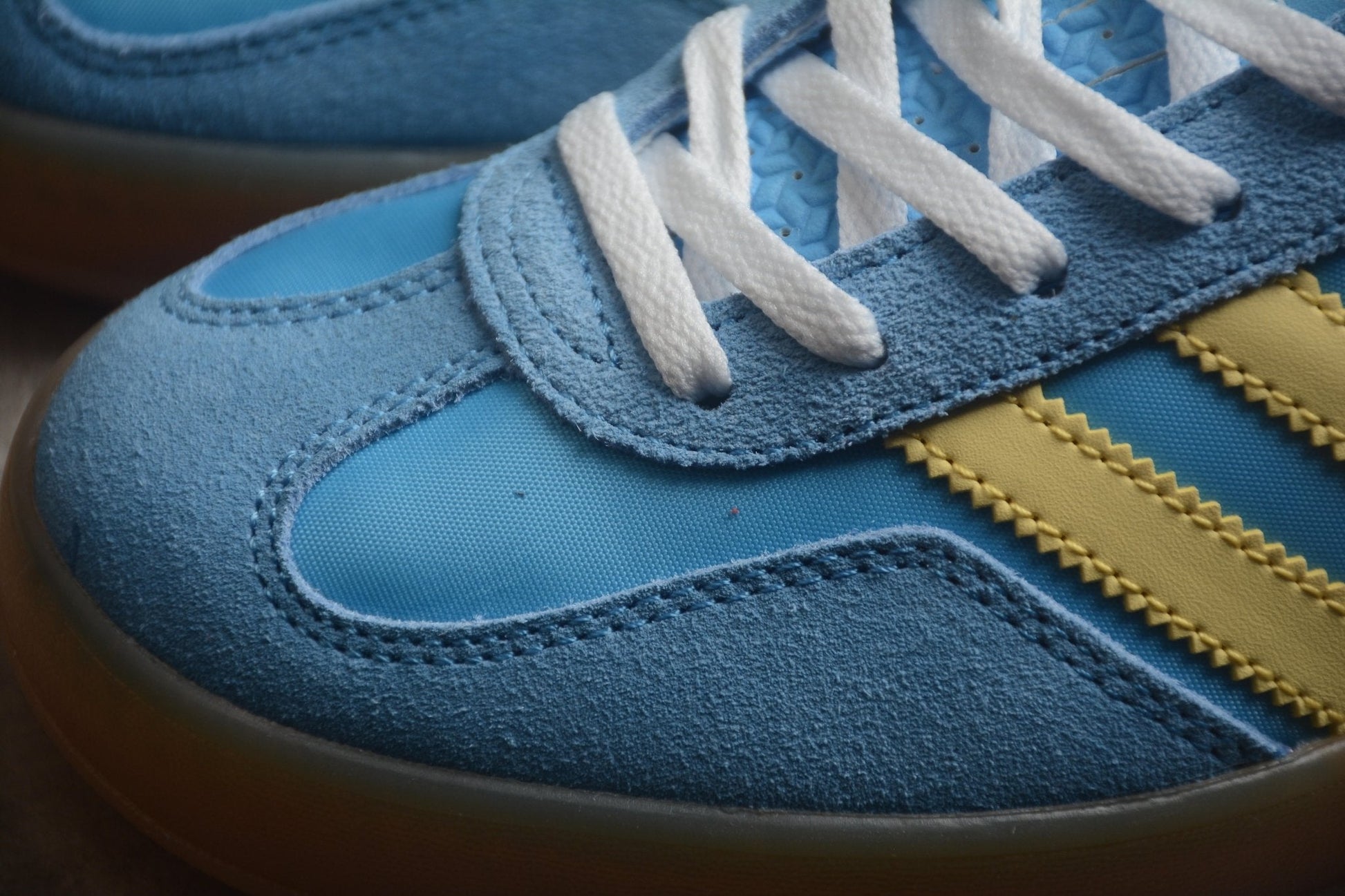 Fabrika Supply Gazelle Sky Blue / Yellow | sapatilhas Sole Rua