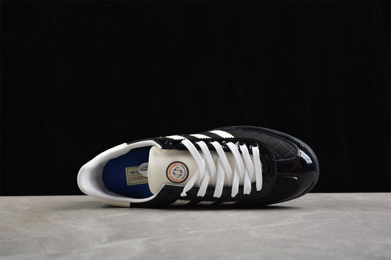 Fabrika Supply Handball Spezial Patent Black / White | sapatilhas Sole Rua