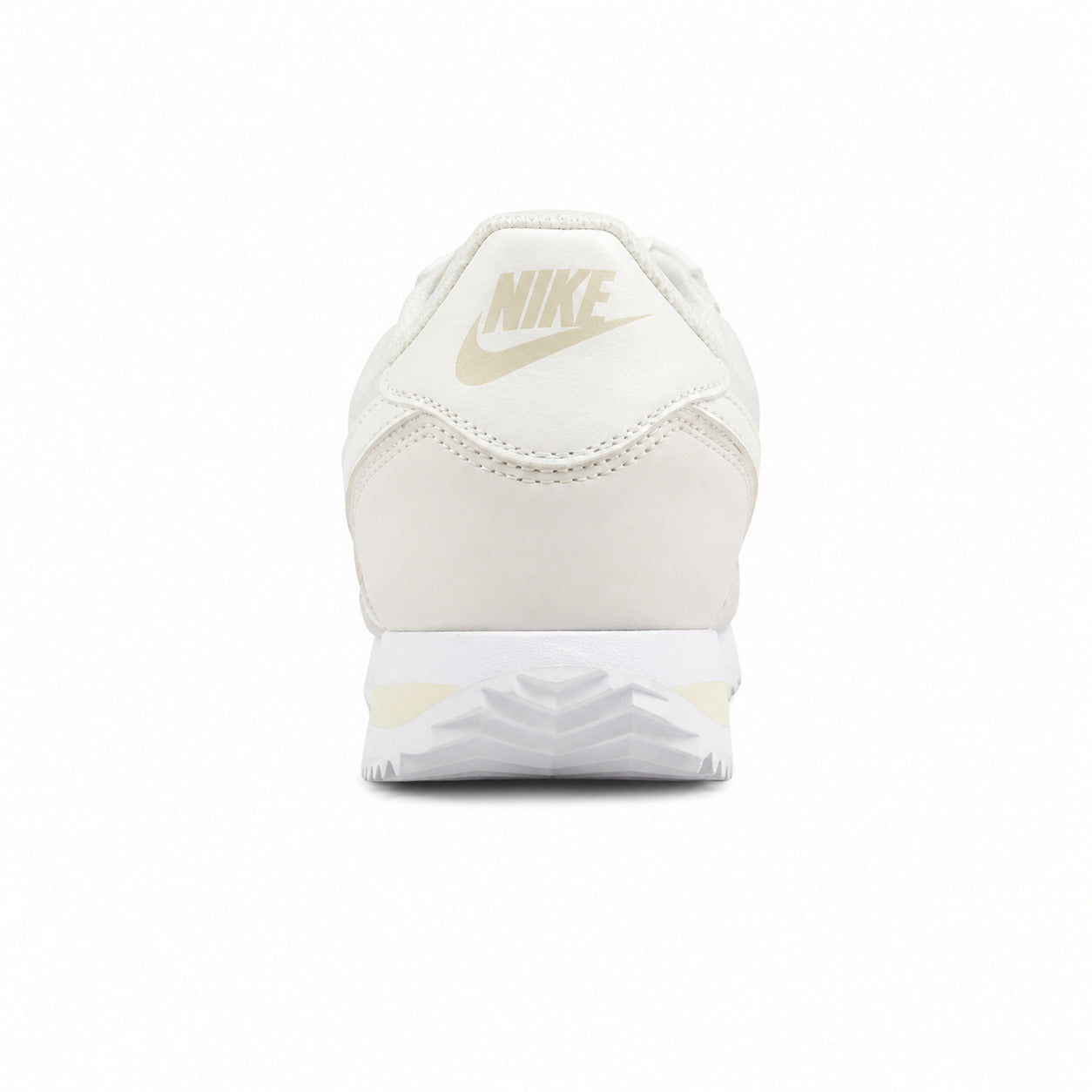 Nike Cortez crema blanco detalle talón