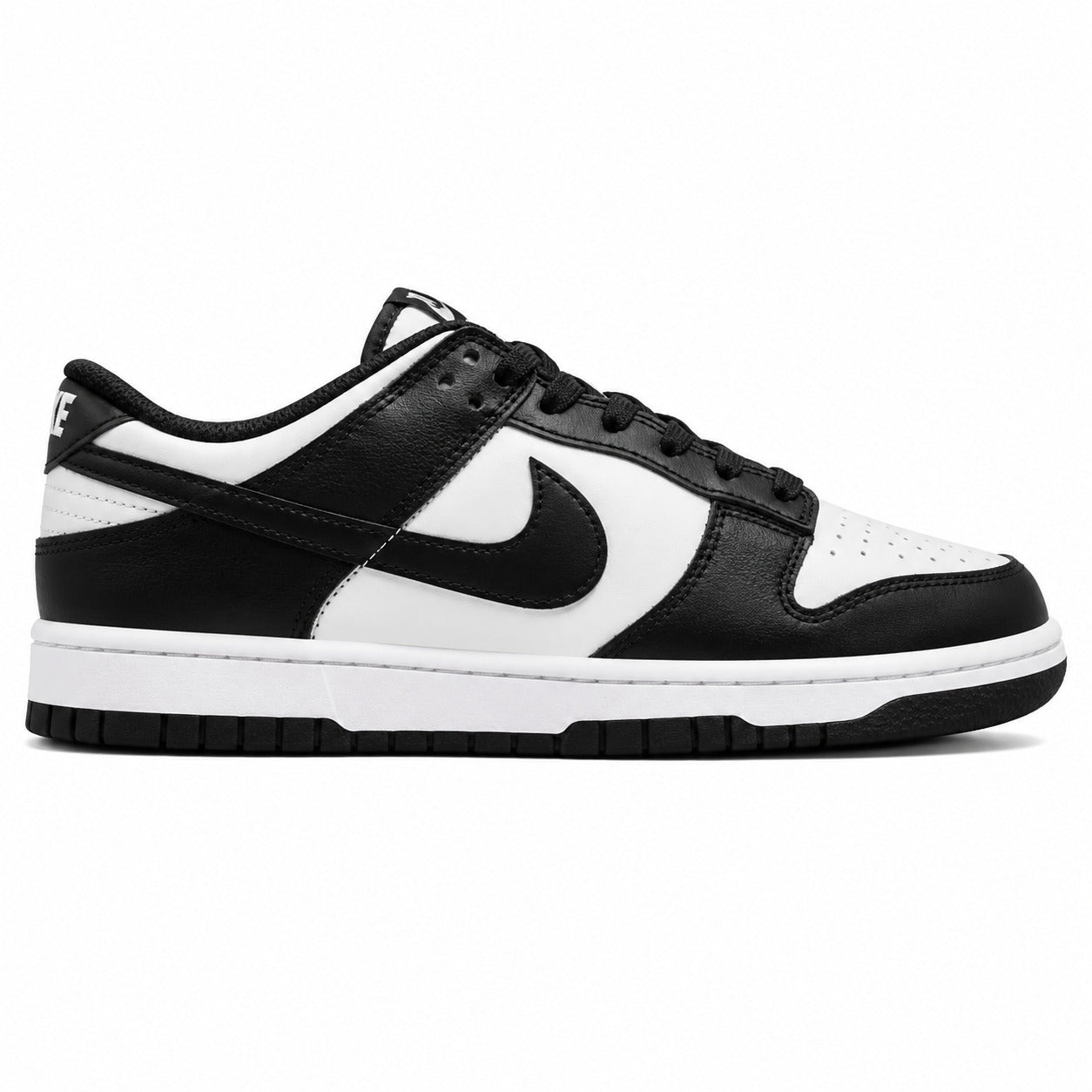 Nike Dunk Low Panda blanco negro lateral derecha